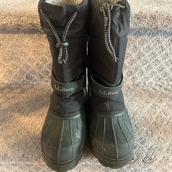 L.L.Bean Boots Youth 3 (blk,gry) - Picture 3 of 6
